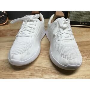 Kizik Handsfree Labs Sneakers Unisex Adults M7.5/W9 White Lace-Up Casual Shoes